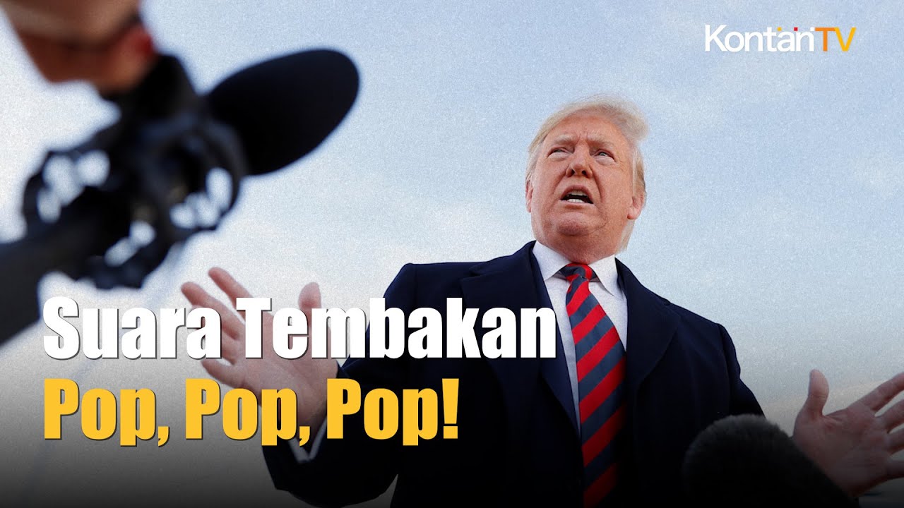 Donald Trump Selamat, Begini Kronologi Penembakan Saat Kampanye Trump | Kontan News