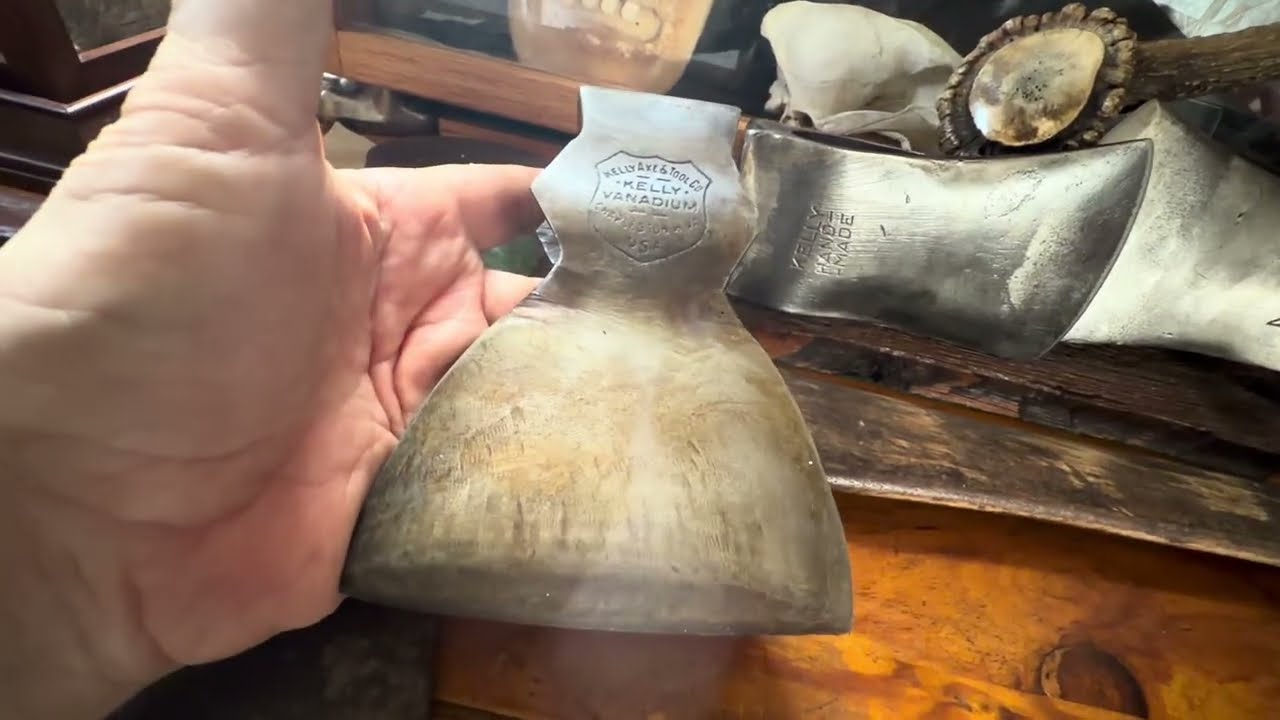Antique Axe’s Strip em or clean them up ? Happy Super Bowl Sunday 🇺🇸
