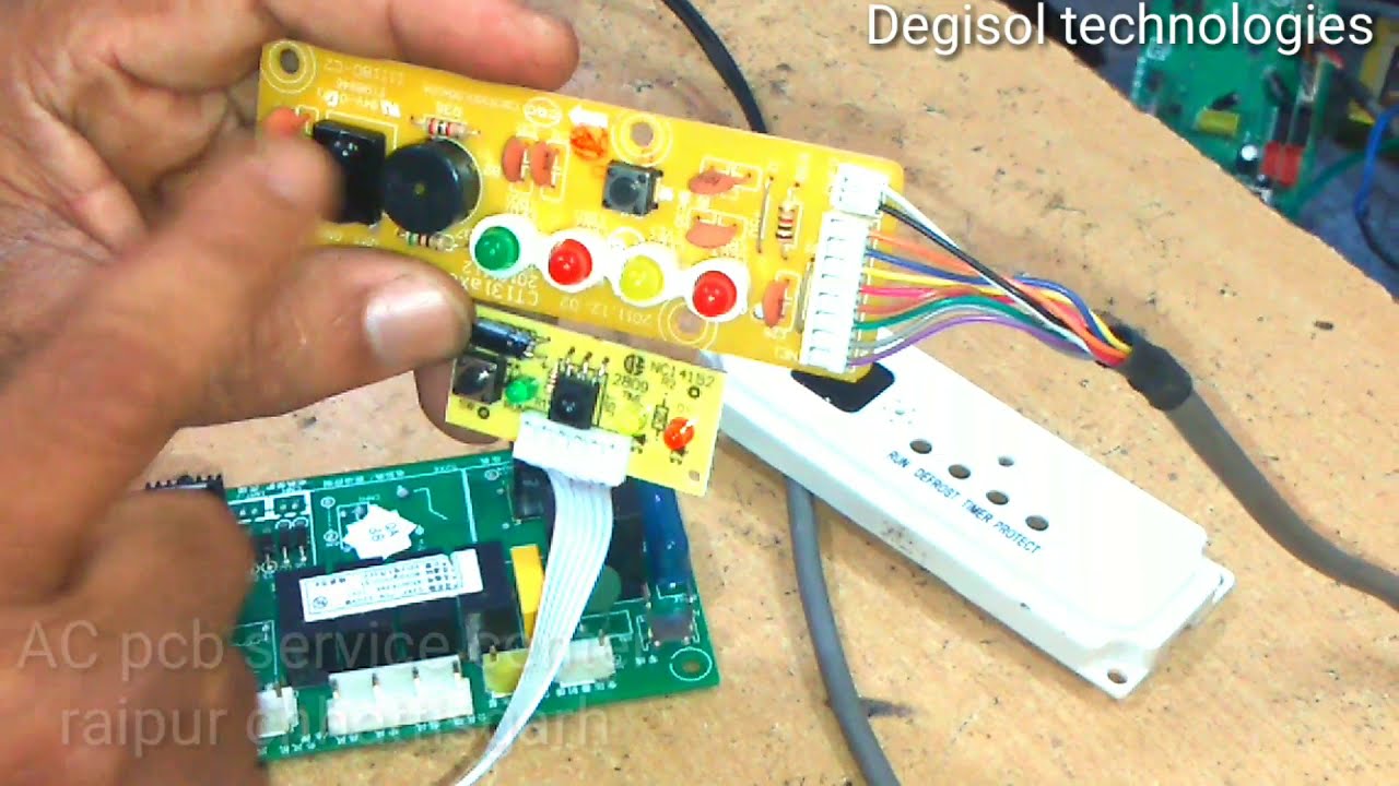 How to change voltas Casette AC  pcb to universel pcb
