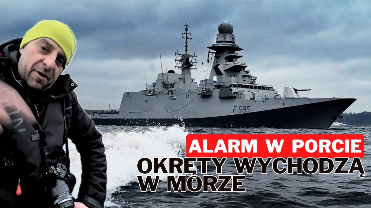 Płyniemy na ćwiczenia Marynarki Wojennej #OSTROBOK24 #DRAGON24 #DEFENDER24