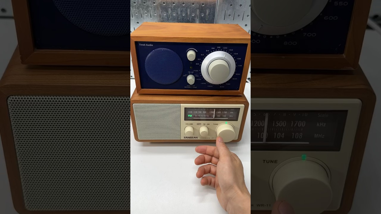 Sangean WR-11 vs Tivoli Audio One desktop radios