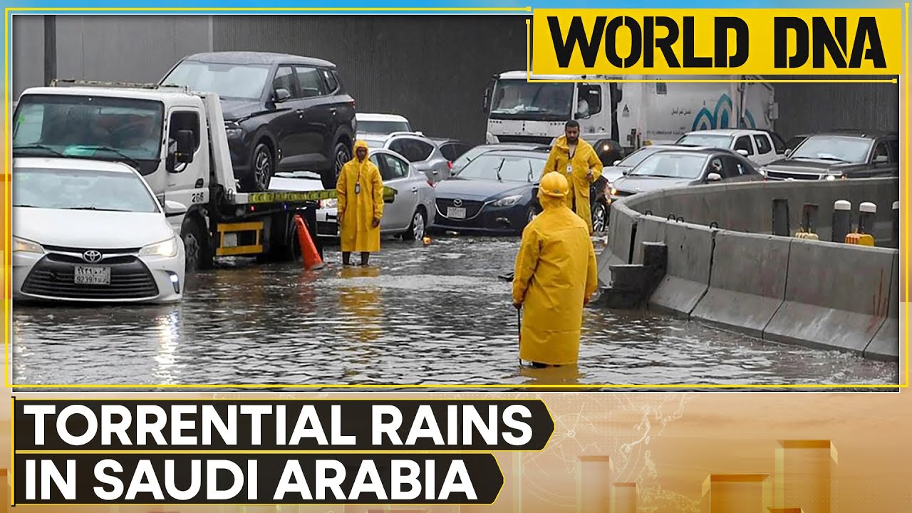 Saudi Arabia Experiences Heavy Rain; Schools Shut, Flights Cancelled | World DNA | WION