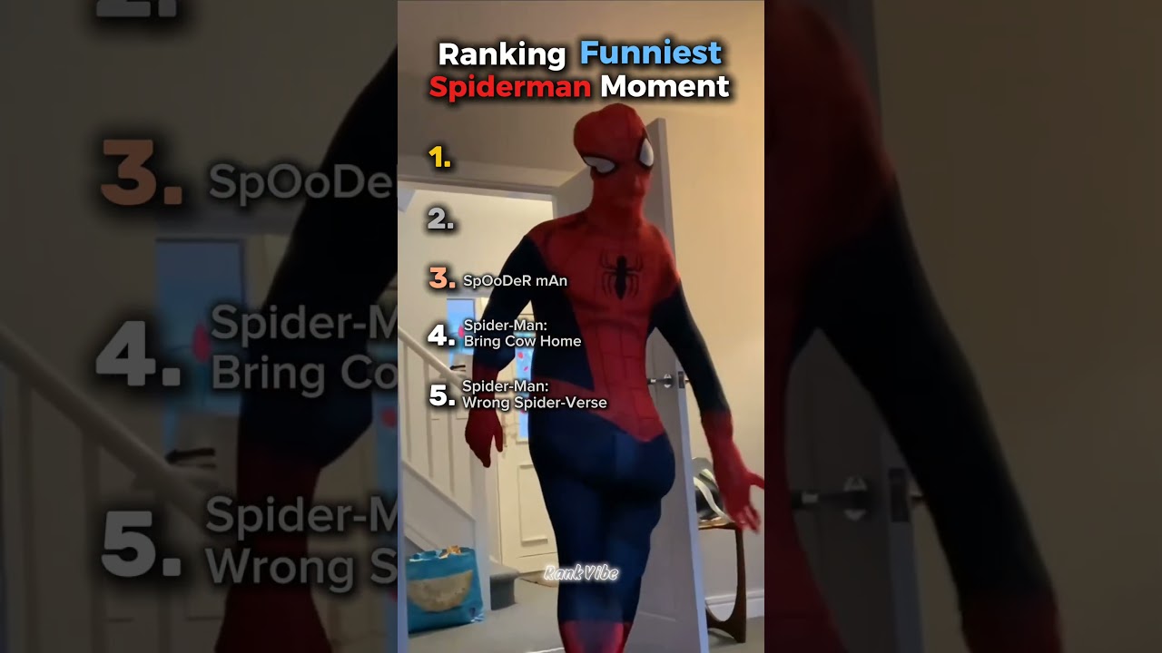 Top 5 Funniest Spider-Man Fails in Costume Moments 😂🕷️