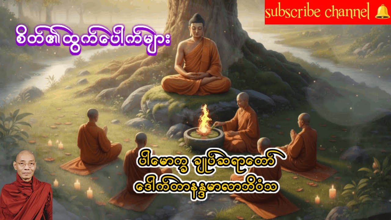  စိတ်၏ထွက်ပေါက်များ တရားဒေသနာတော် ဒေါက်တာနန္ဒမာလာဘိဝံသ