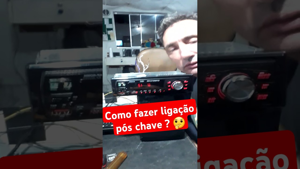 como fazer liga&ccedil;&atilde;o p&oacute;s chave, auto r&aacute;dio, liga&ccedil;&atilde;o p&oacute;s chave som automotivo#somautomotivo #autoradio
