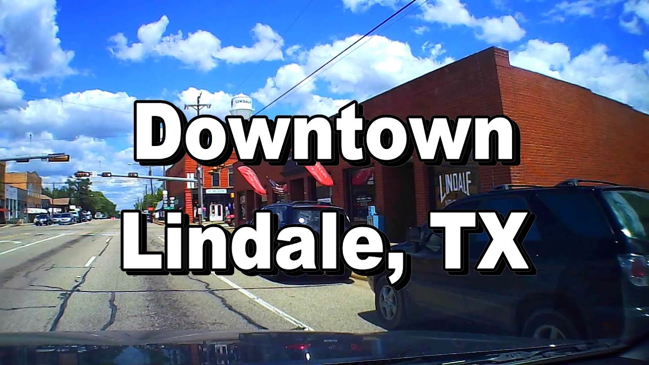 Driving Downtown Lindale, TX (Dash Cam)