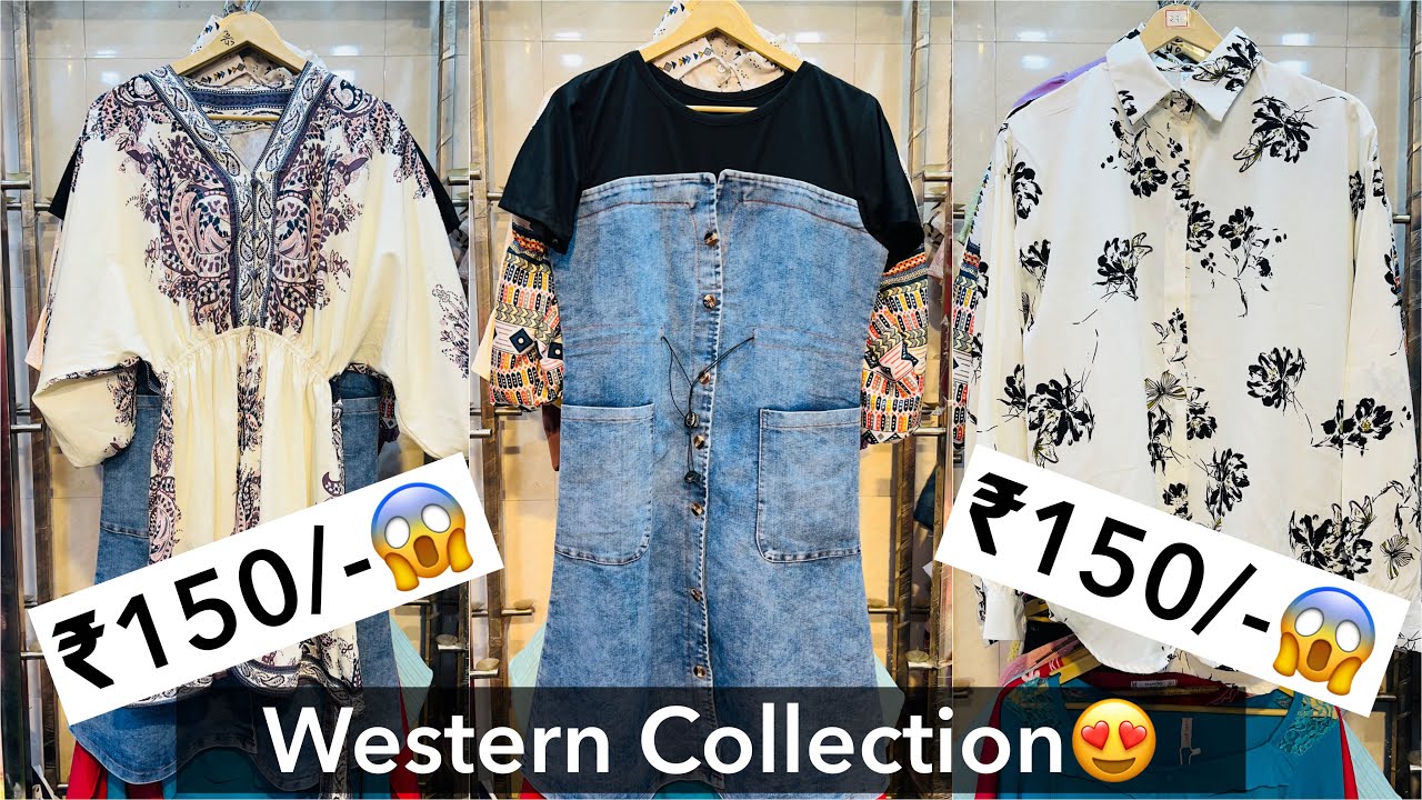 Best Western Wear Shop | Girlswear Wholesale Market 2024  | Top, One Piece, TShirt etc | 9FF Fashion