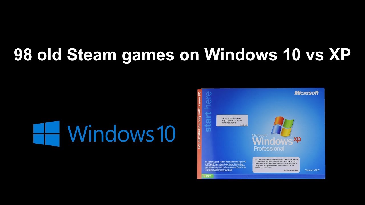 Testing 98 old Steam games on Windows 10
