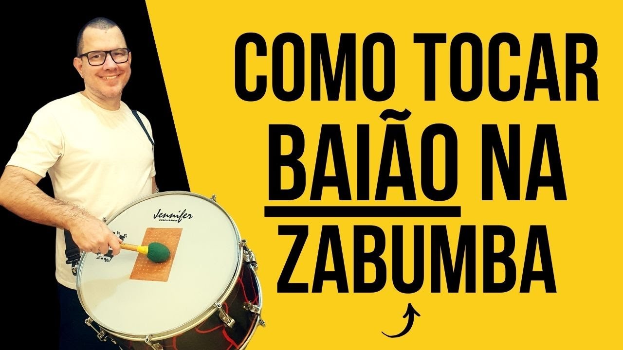 APRENDA AGORA Como Tocar Bai&atilde;o na Zabumba - 2 Levadas | ANDR&Eacute; PASSOS