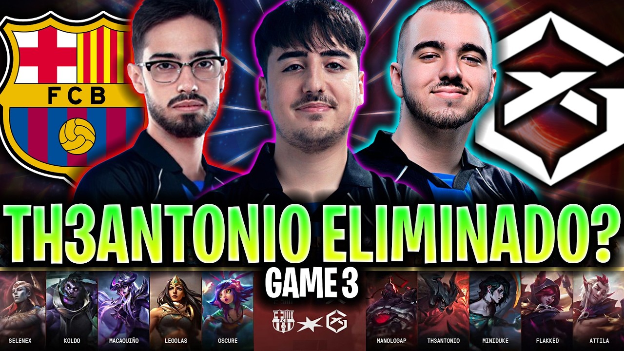 EL SUPERTEAM DE TH3ANTONIO EN LA PARTIDA DECISIVA!😱 - BAR vs GX Game 3 LES KICKOFF 2026 Español