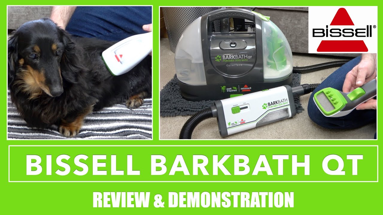 Bissell Bark Bath QT 2nd Gen Portable Dog Bath Unboxing & Demonstration