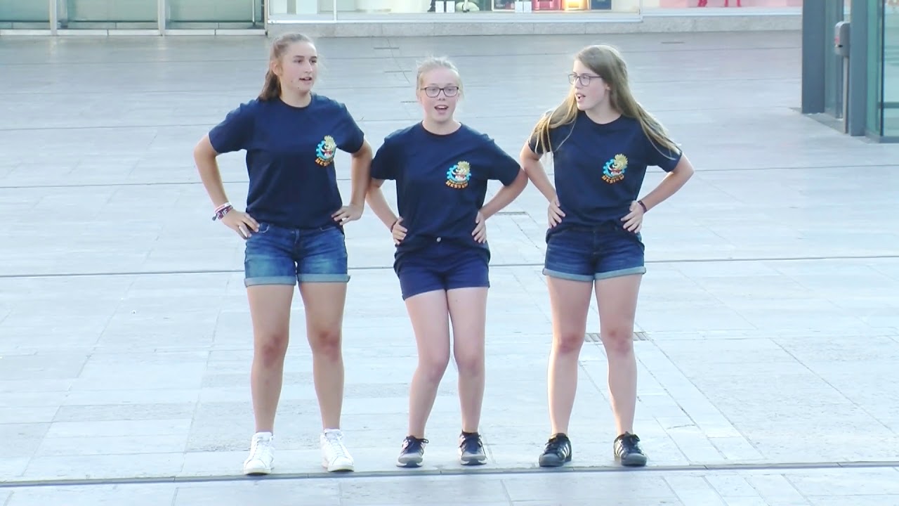 Flashmob THW Jugend Hessen LaJuLa 2018 Fulda