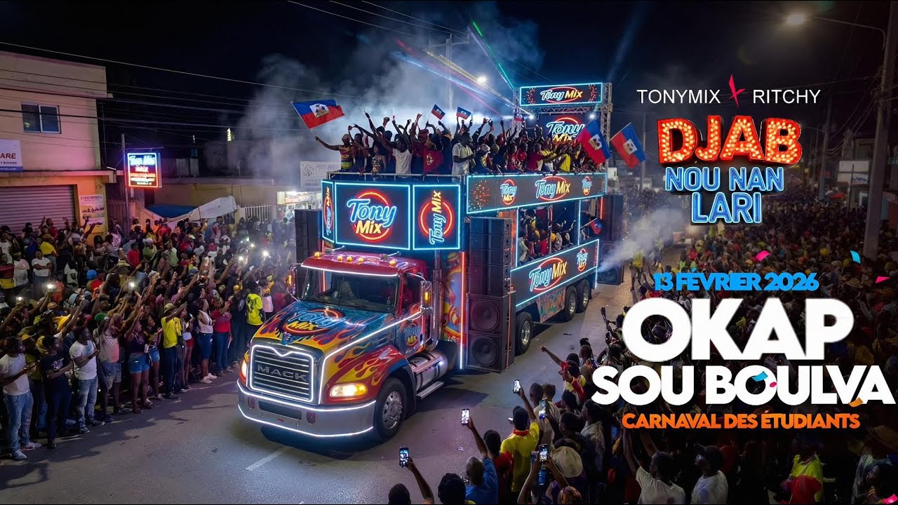 TONY MIX LIVE BOULVARD CAP-HAÏTIEN VENDREDI 13 FÉVRIER 2026 