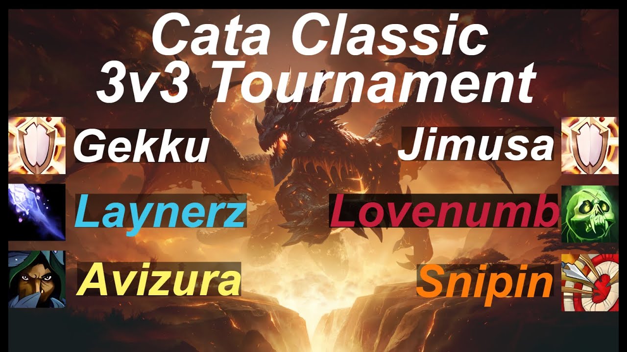 Cata Classic Tournament | EU | RMP vs PHDK | Gekku Laynerz Avizura vs Jimusa Lovenumb Snipin