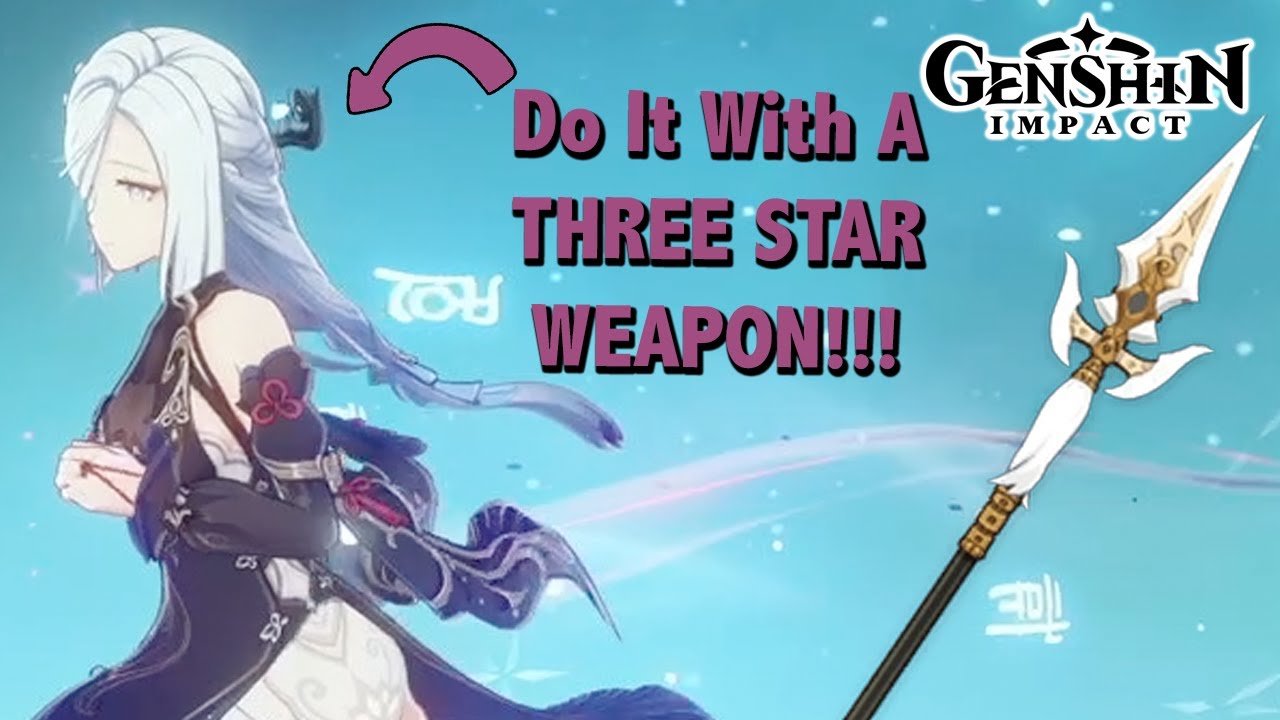 How To Get SHENHE'S Envisaged Echo LONESOME TRANSCENDENCE With a 3 Star Weapon!