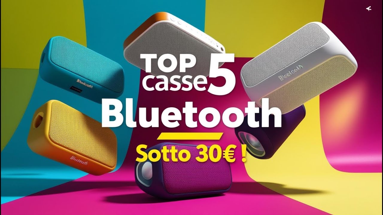 TOP 5 Casse Bluetooth ECONOMICHE (2025): Tutte Sotto i 30€! | Offerte Amazon
