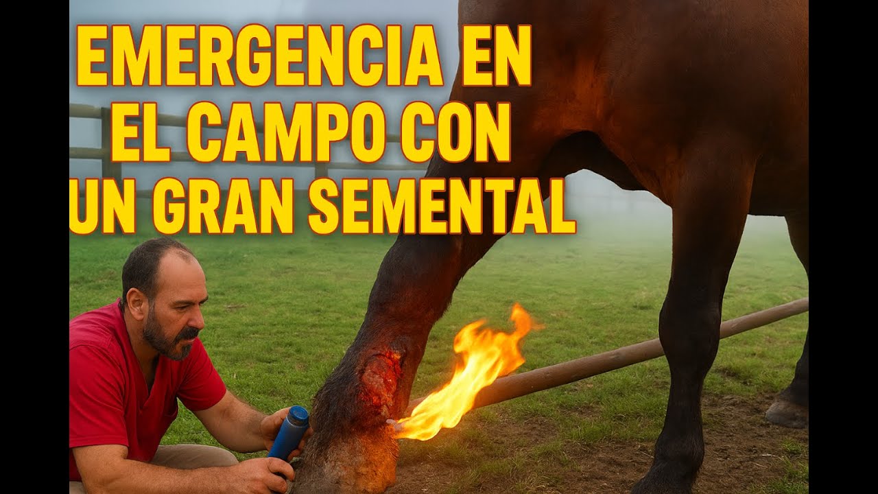 Emergencia en el Campo con un Gran Semental | El Veterinario Rural