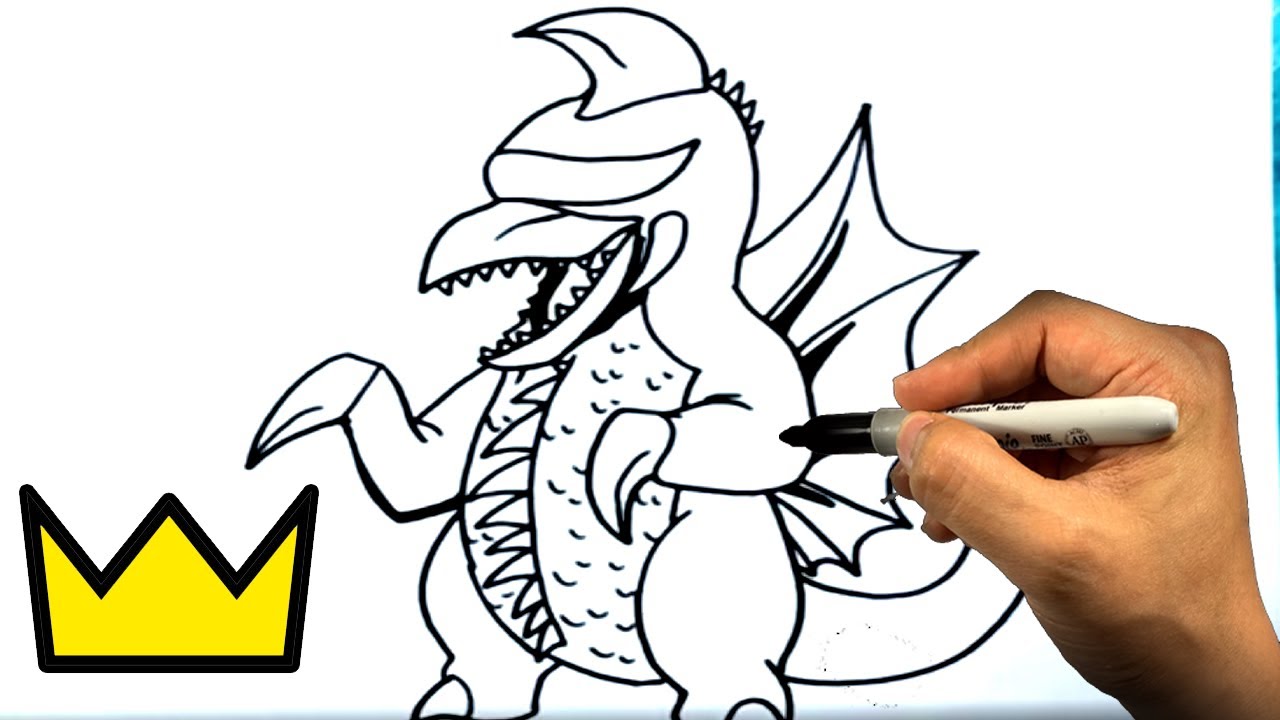 How to Draw GIGAN from GODZILLA | Cartoon