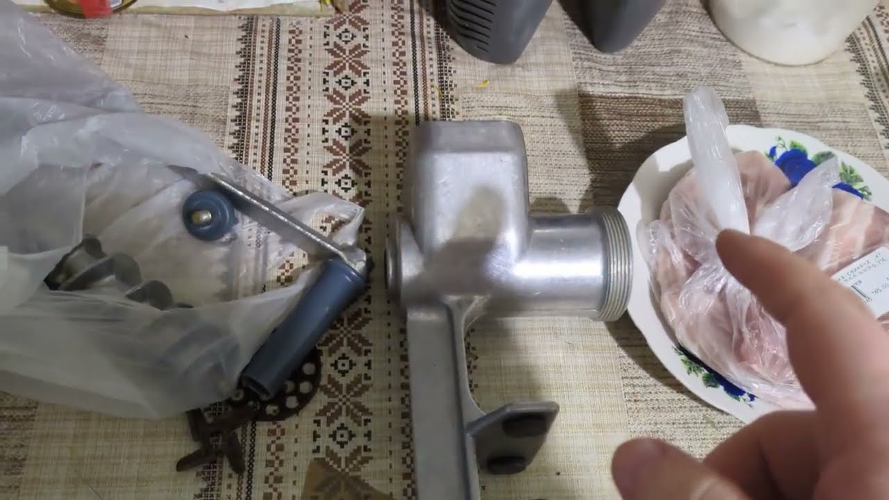 Как собрать мясорубку.