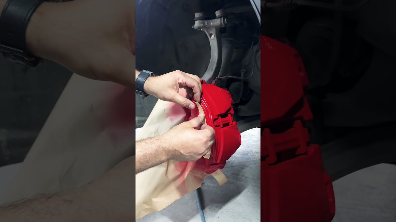 Audi A5 kaliper boyama - #kaliper #caliper #kaliperboyama #detailing #shorts