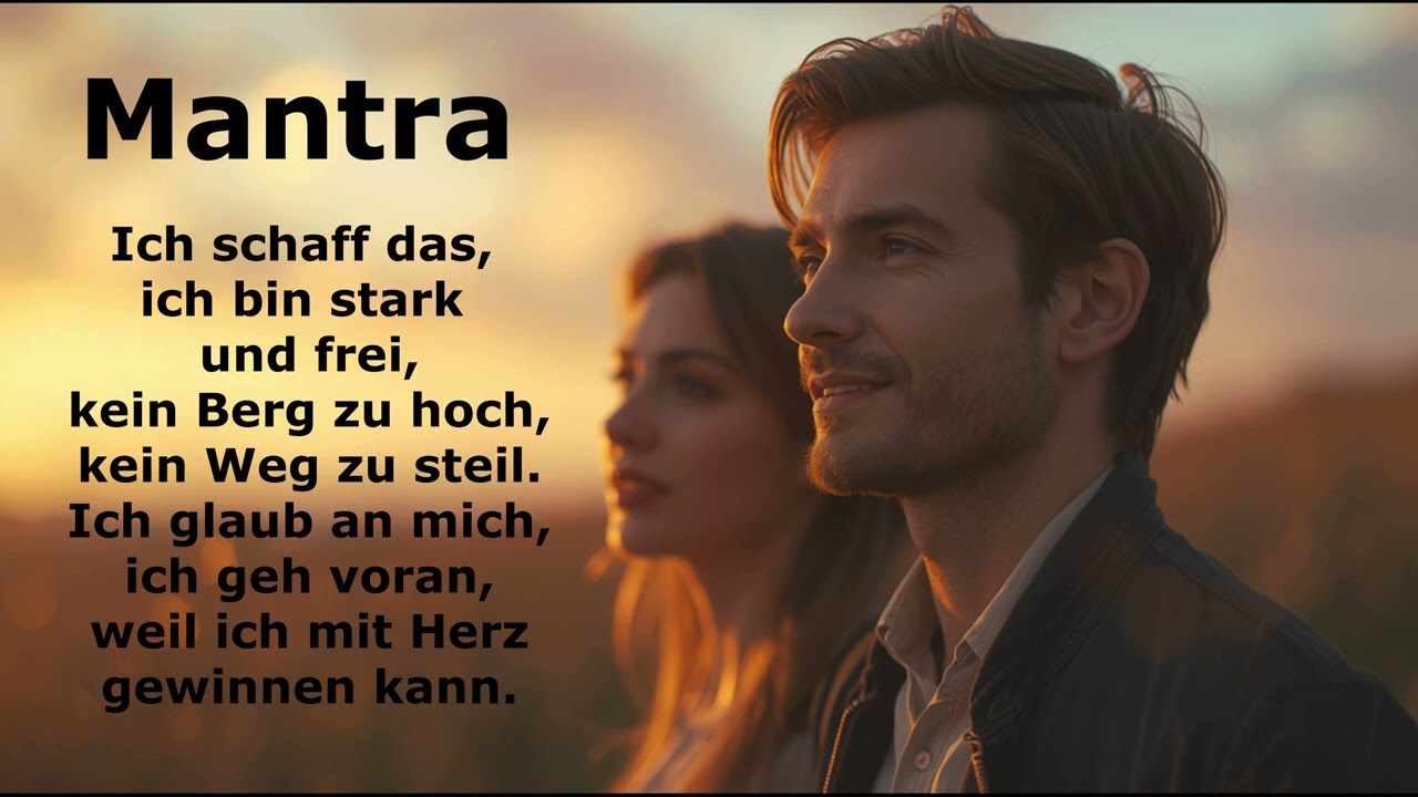 Ich schaff das –✨ Mantra zum Mitsingen, Mitsprechen | Affirmation  Selbstbewusstsein stärken