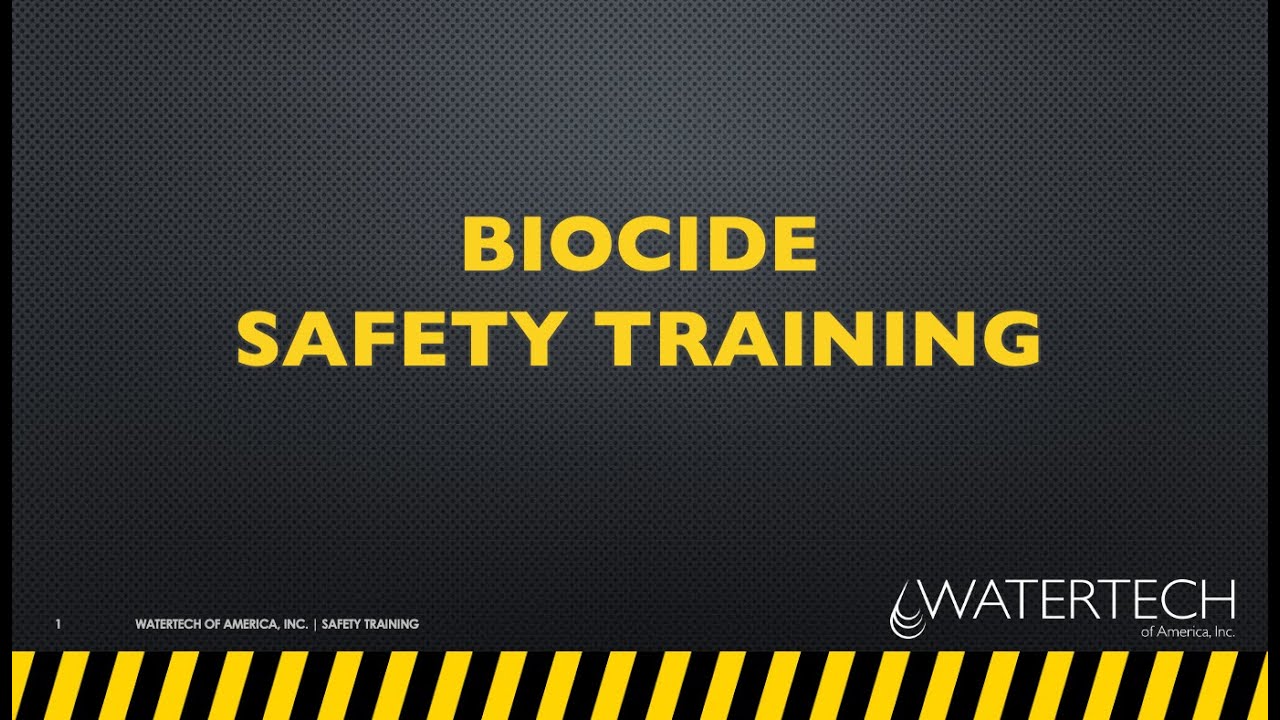 Biocide Safety Training