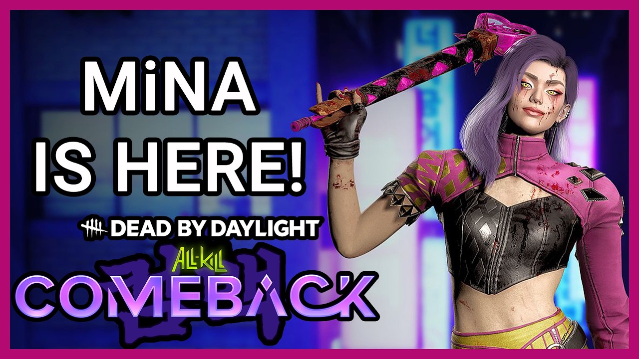 DEAD BY DAYLIGHT TRICKSTER MiNA! ALL KILL COMEBACK VIDEO TRAILER & PRESS RELEASE!