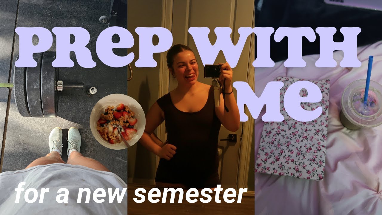 spring semester prep as a junior in high school | early college, gym routine, time blocking
