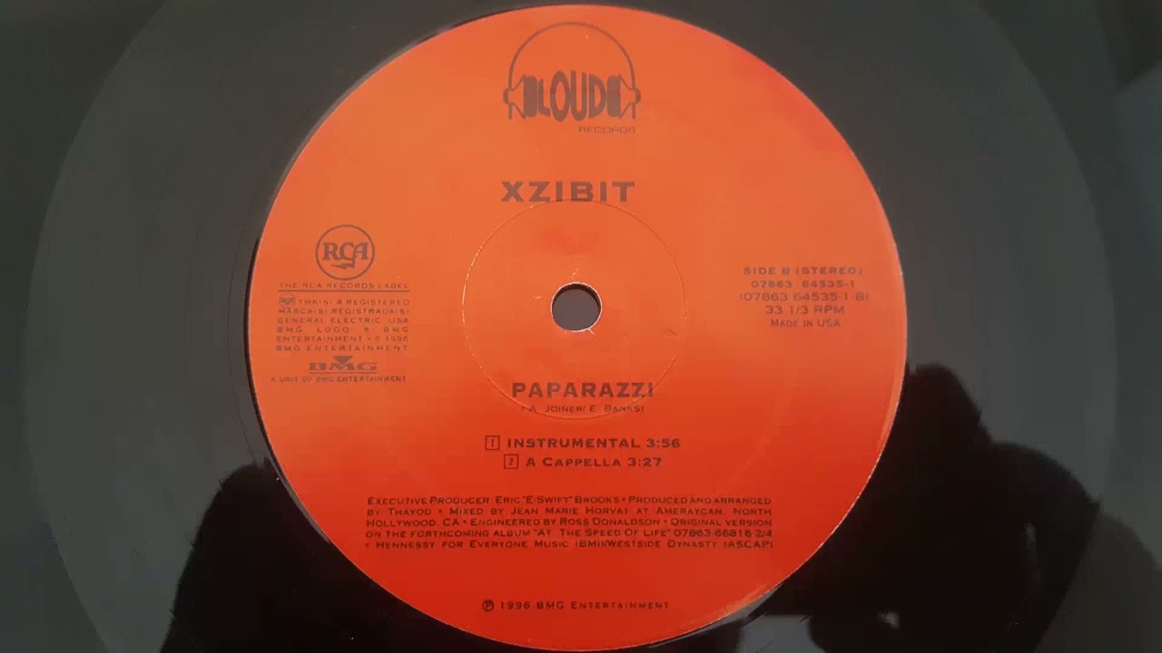 ACAPELLA - Xzibit - paparazzi - 1996 - MHT BY HIP HOP