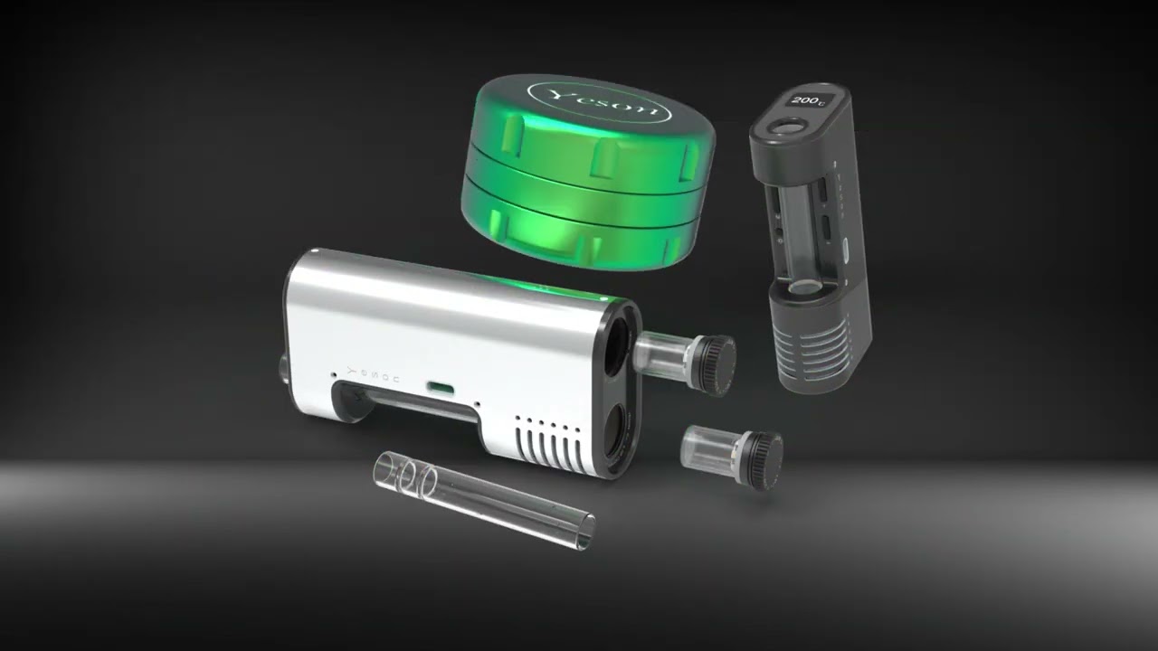 Yeson 2 dry herb vaporizer and ginder  #herbs #gadget #vape #vaporizer #dry herb