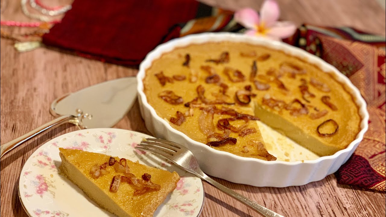 Kanom Maw Gaeng - Mung Bean Custard
