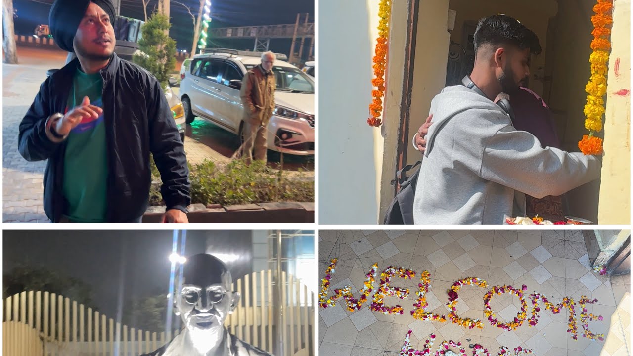 Ajj Appa gye Dehli ||welcome to home 🏠 my brother ||hun laagni Ronka viha di 😉🤘🏻