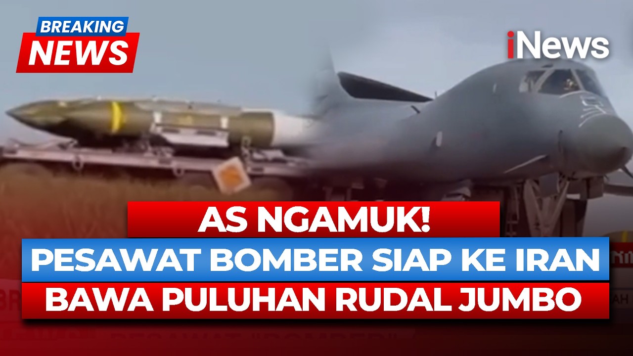 BREAKING! AS Ngamuk Siap Kirim Pesawat Bomber ke Iran, Bawa Puluhan Rudal Jumbo | Breaking News