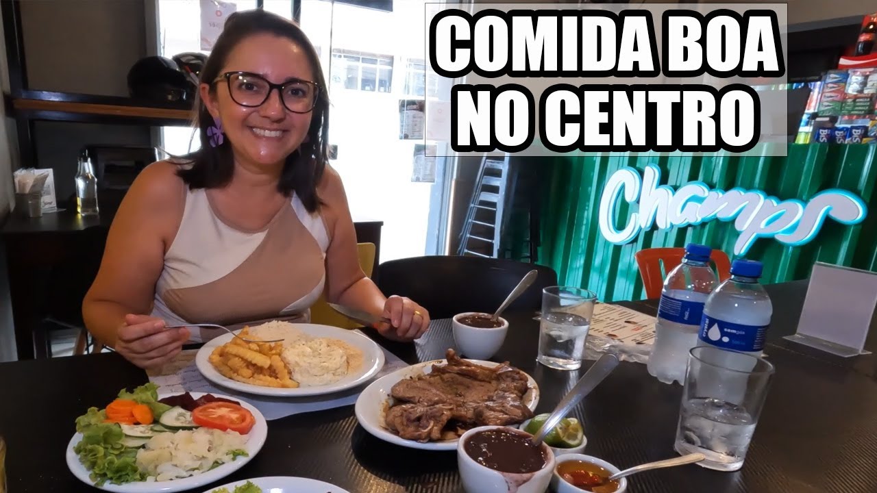 CHAMP'S COMIDA GOSTOSA E BARATA NO CENTRO DE CURITIBA - PRATO EXECUTIVO SUPER SERVIDO.