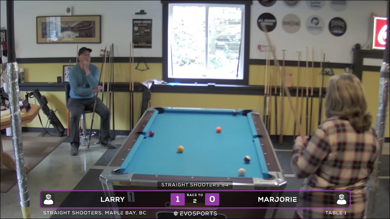 LARRY vs MARJORIE - STRAIGHT SHOOTERS - TABLE 1 | EvoSports