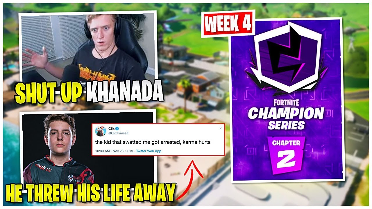 Clix Swatter ARRESTED | Tfue Teammates *ROAST* Ninja | Clix Shows How To Do His HIGH GROUND RETAKE