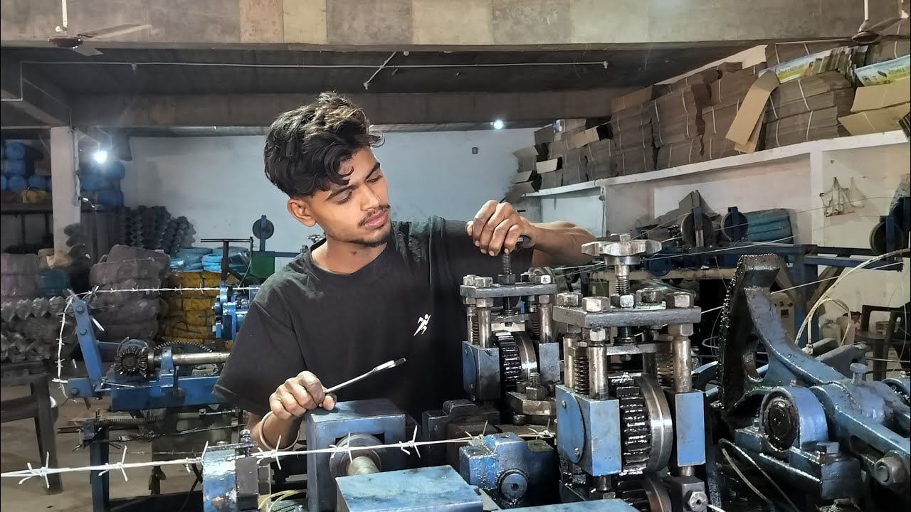 Barbed wire machine 2026 kata tar machine machine कटीला तार मशीन सेटिंग जाली मशीन 