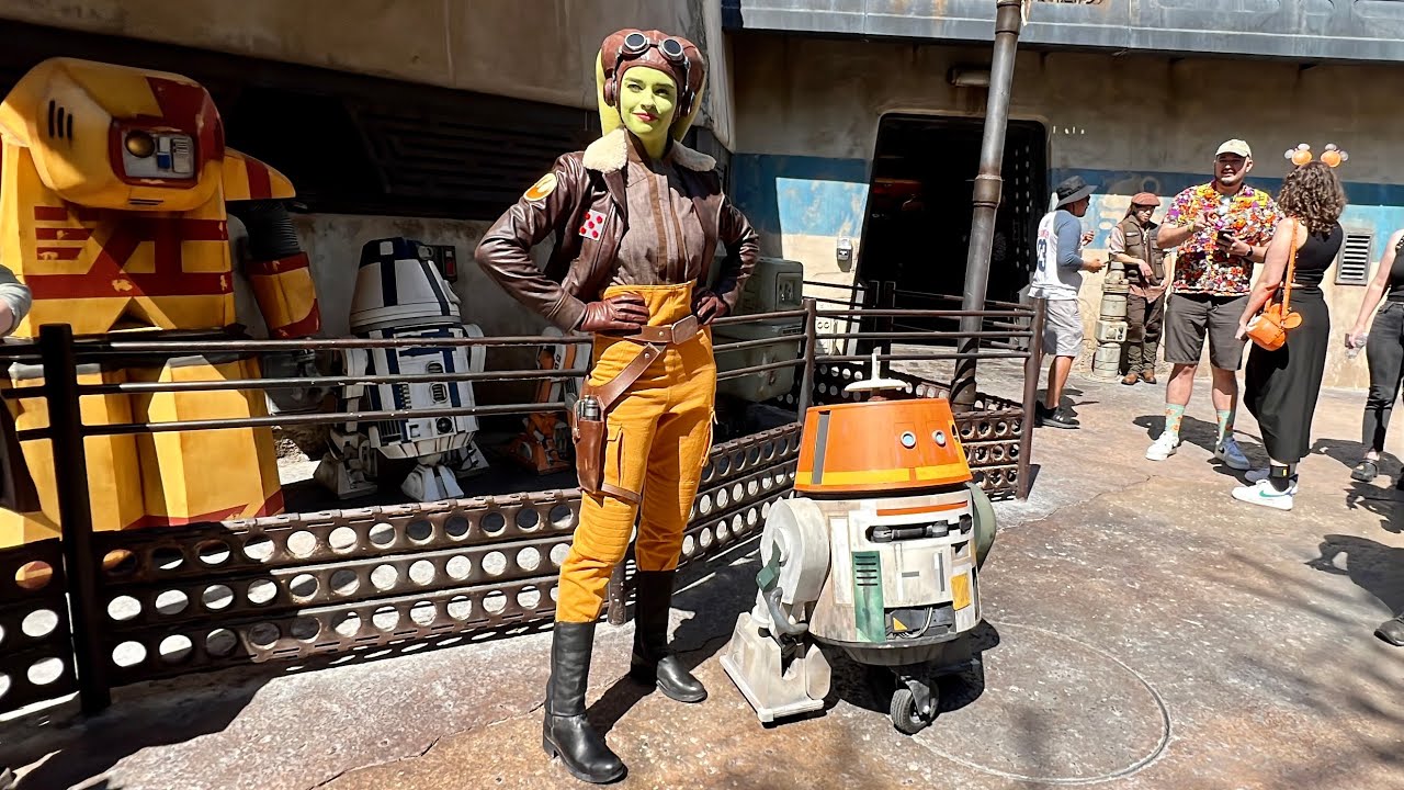 Hera Syndulla and Chopper From “Ahsoka” Debut at Star Wars: Galaxy’s Edge in Disneyland