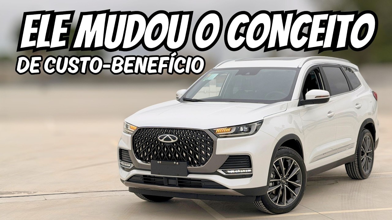 Ele MUDOU o conceito de CUSTO BENEFÍCIO: CAOA CHERY TIGGO 8 PRO MAX DRIVE