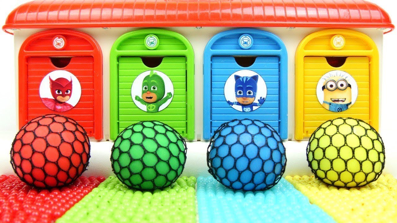 Satisfying Garage ASMR | Oddly Making 4 Сolor Slime Caly Balls in Paw Patrols Crazy Garage DIY ASMR