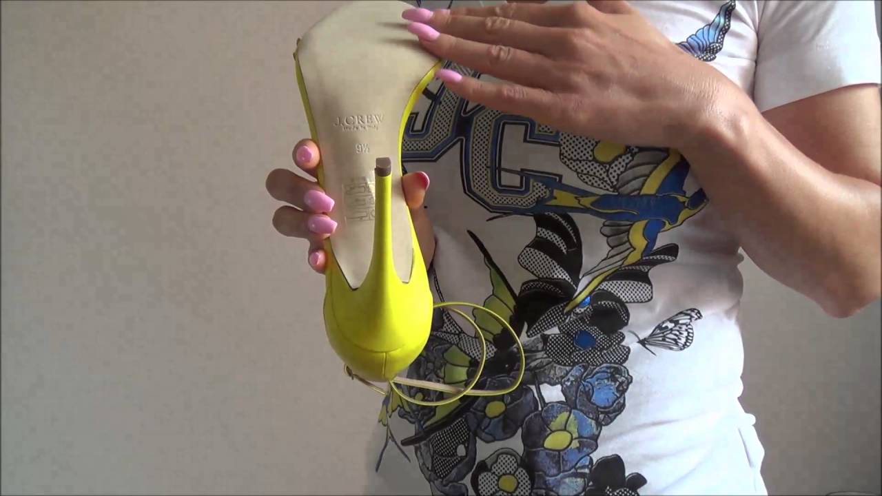 J. Crew High Heels, Видео обзор обуви, босоножки примерка