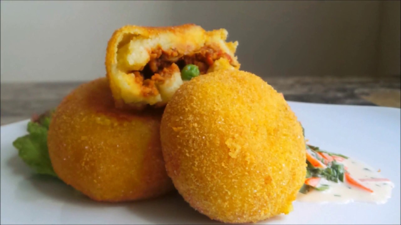 Rellenos de Papa | Stuffed Potato Balls | Vegan | Korenn Rachelle