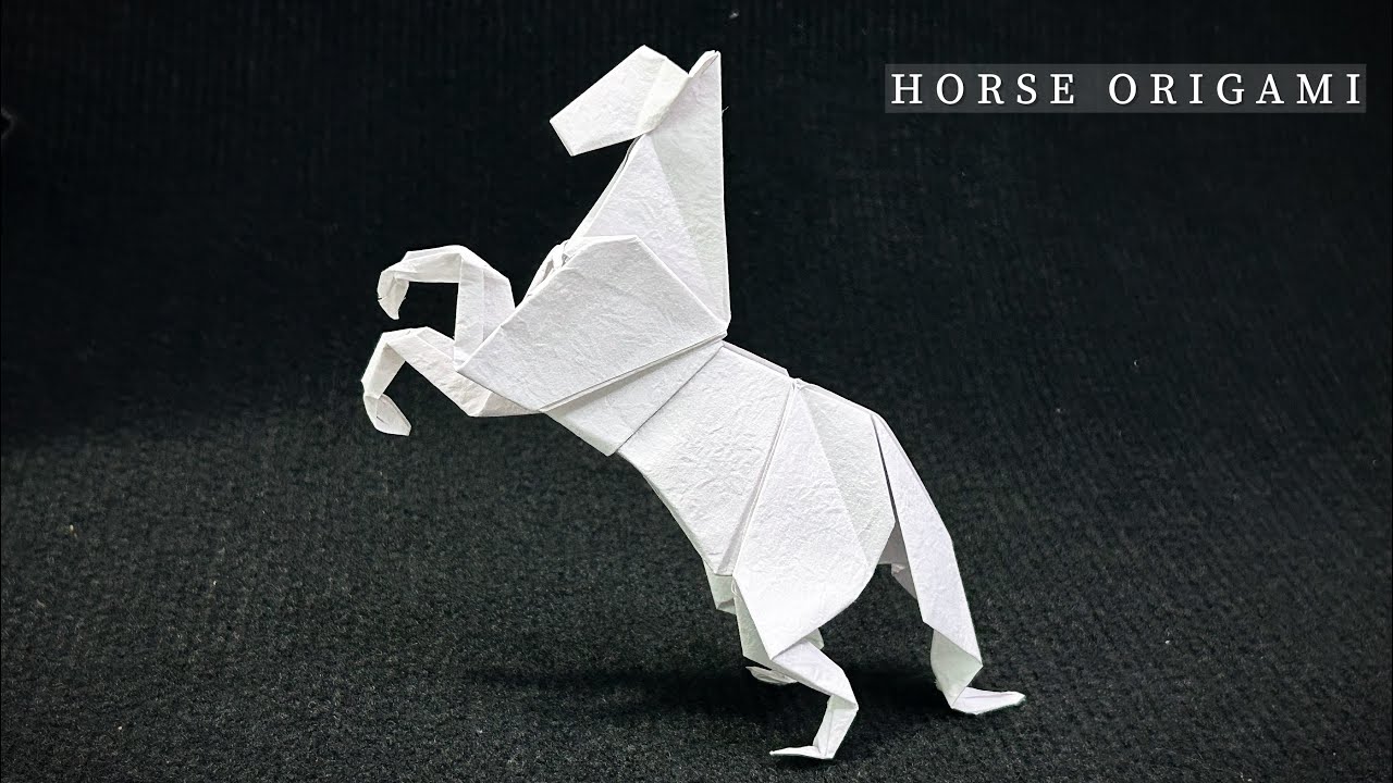 Horse Origami - C&aacute;ch Gấp Con Ngựa