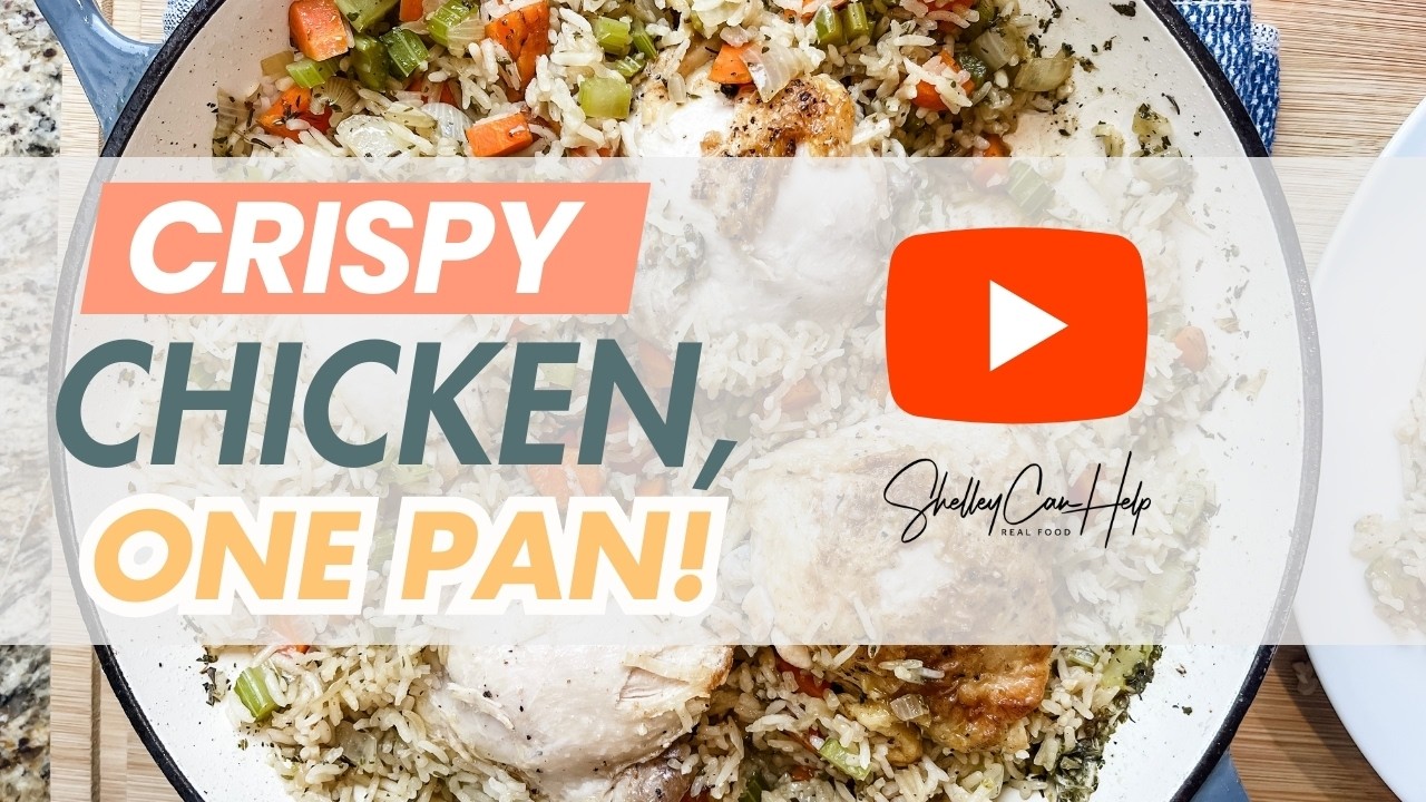 Crispy Skin Chicken & Rice Skillet | Easy One-Pan Dinner Recipe