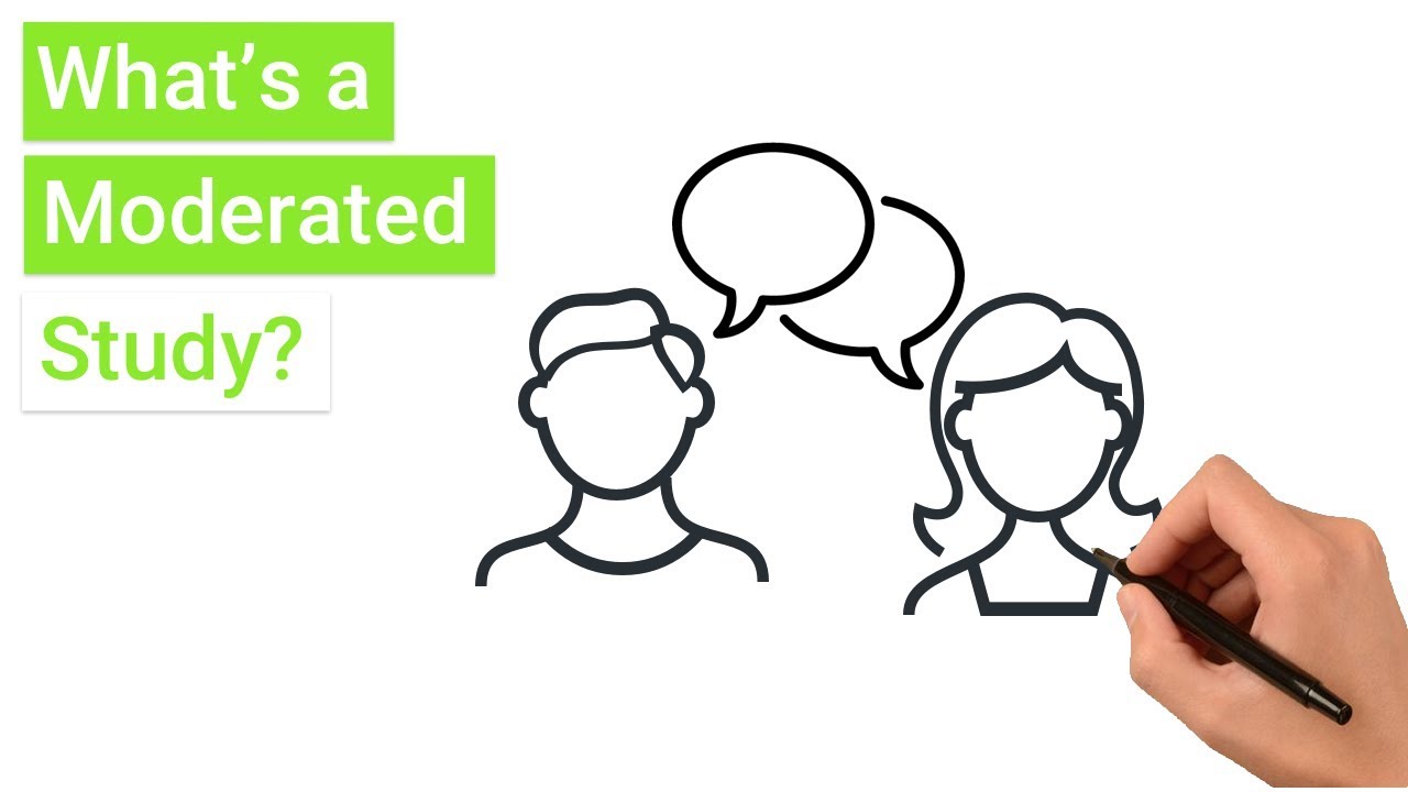 What is a Moderated Study in User Research?