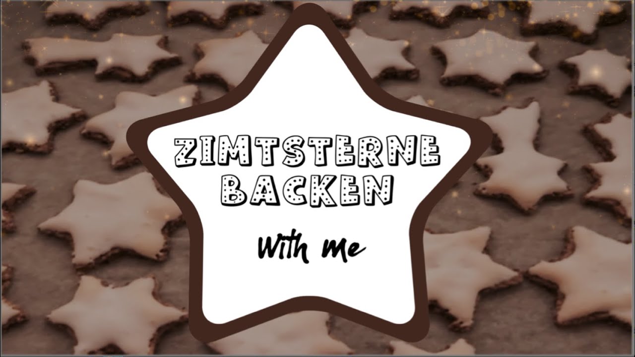 Zimtsterne backen ⭐️🎄 | mit Rezept
