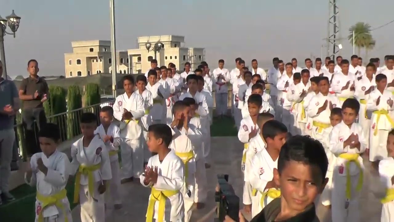 تخريج الفوج الثاني للكراتيه لنادي شباب عشيرة الصعايدة .