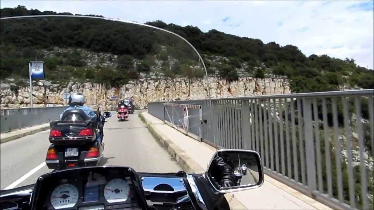 Balade Goldwing autour du lac de Sainte-Croix