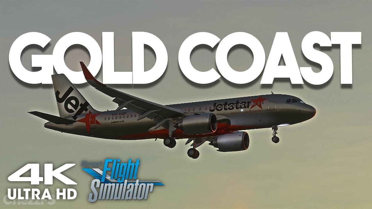 Early Morning Jetstar Gold Coast Landing | MSFS