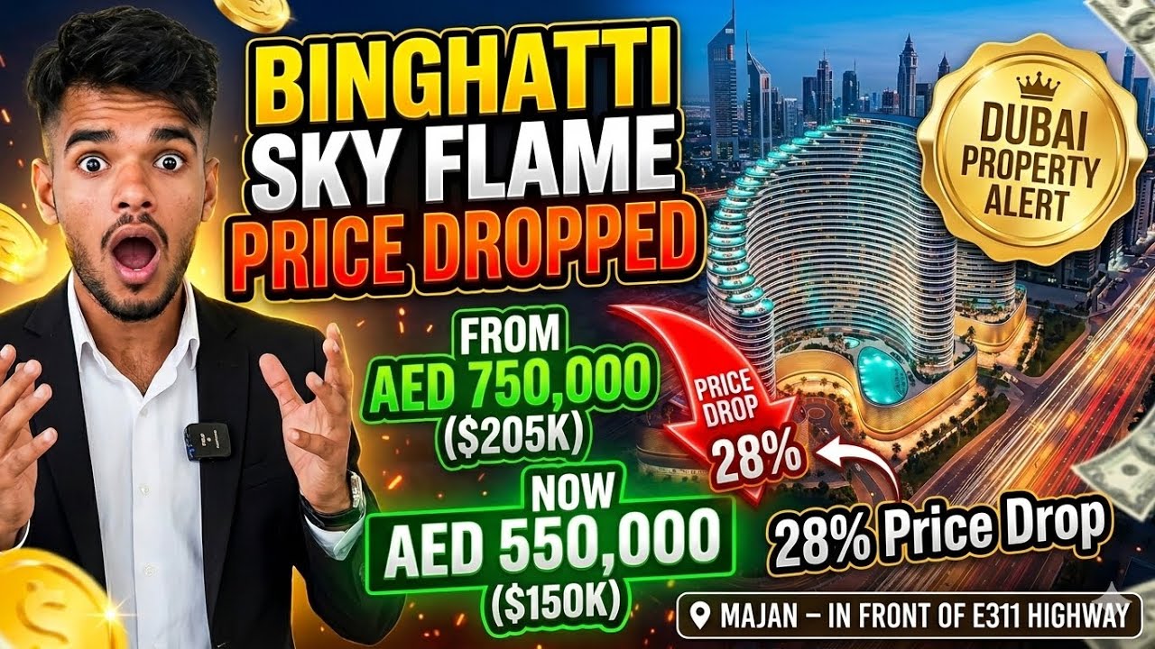 Binghatti Sky Flame Prices Just DROPPED | Dubai Appartment Investment Opportunity